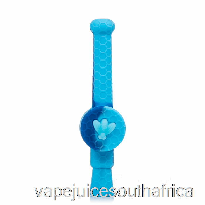 Vape Juice South Africa Stratus Reclaimer Honey Dipper Silicone Dab Straw Marble Blue (Baby Blue / Blue)